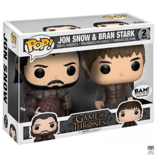 Figura Funko Pop! Jon Nieve & Bran Stark (Exclusiva)