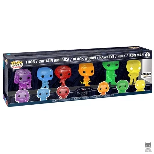 Figura Funko Pop! Thor, Capitán América, Viuda Negra, Ojo de Halcón, Hulk & Iron Man (Amazon)