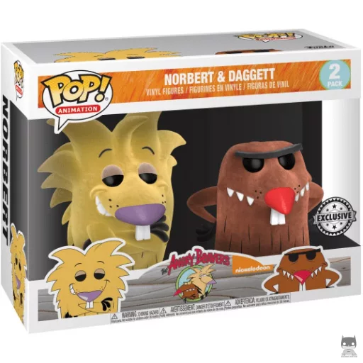 Figura Funko Pop! Norbert & Daggett (Los castores cascarrabias)