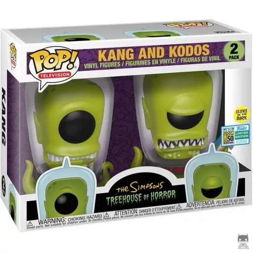 Figura Funko Pop! Kang & Kodos (Brilla en la oscuridad)