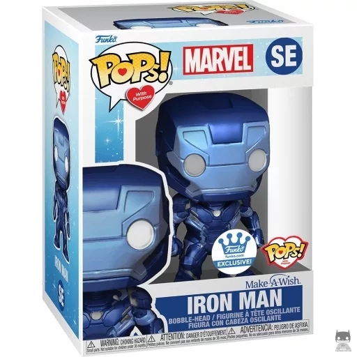 Figura Funko Pop! Iron Man (Metalizado) (Marvel Comics)