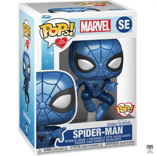 Figura Funko Pop! Spider-Man (Metalizado) (Marvel Comics)