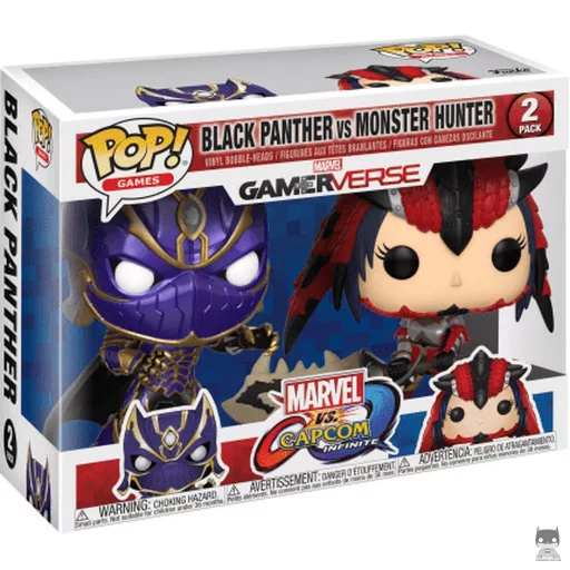 Figura Funko Pop! Black Panther vs Monster Hunter (Marvel vs. Capcom)
