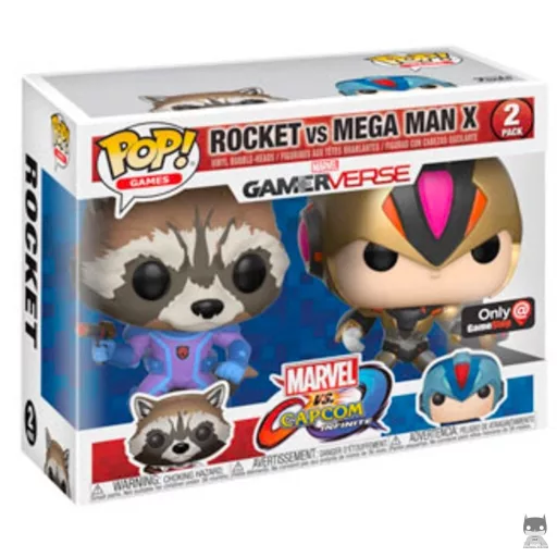 Figura Funko Pop! Rocket vs Mega Man X (GameStop)