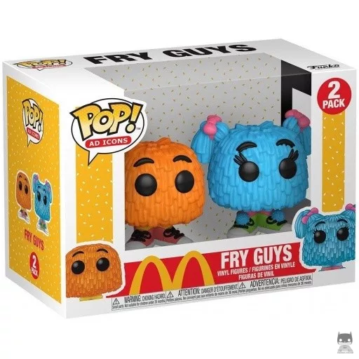 Figura Funko Pop! Fry Guys (Naranja y azul) (McDonald's)