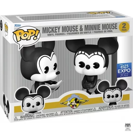 Figura Funko Pop! Mickey Mouse & Minnie Mouse (Mickey y sus amigos)