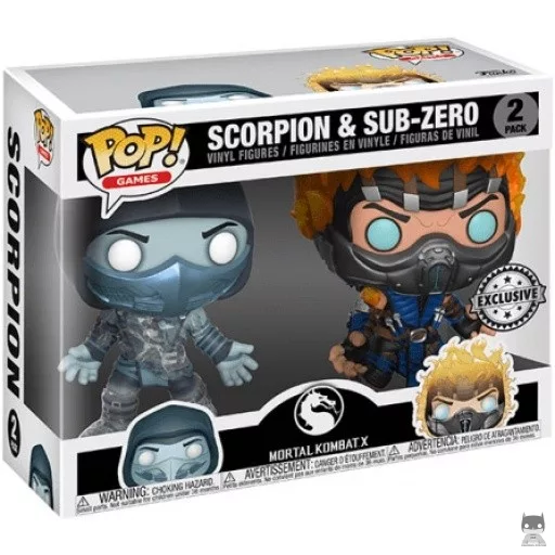 Figura Funko Pop! Scorpion & Sub-Zero (GameStop)