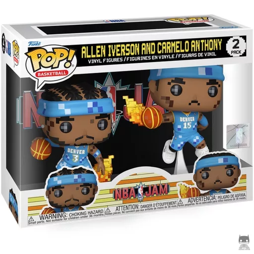 Figura Funko Pop! Allen Iverson & Carmelo Anthony (NBA Jam) (NBA)