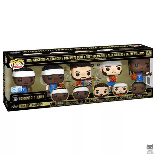 Figura Funko Pop! Oklahoma City campeones 2025 (NBA)
