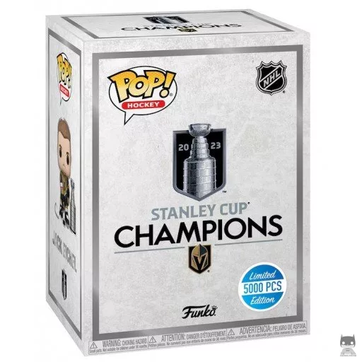 Figura Funko Pop! Jack Eichel con la Stanley Cup campeones 2023 (NHL)