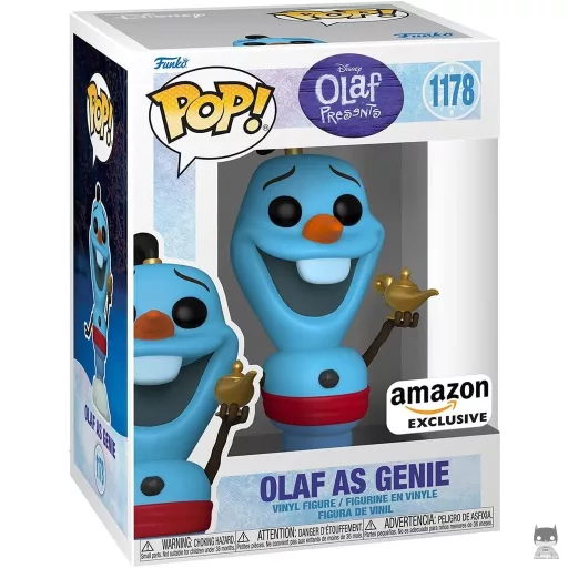 Figura Funko Pop! Olaf como Genio (Amazon)