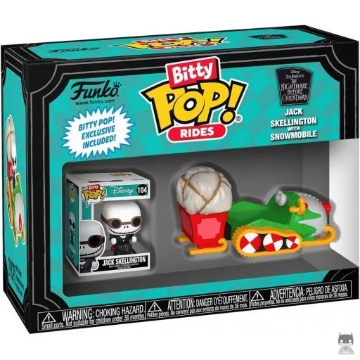 Figura Funko Pop! Jack con moto de nieve (Jack Skellington)