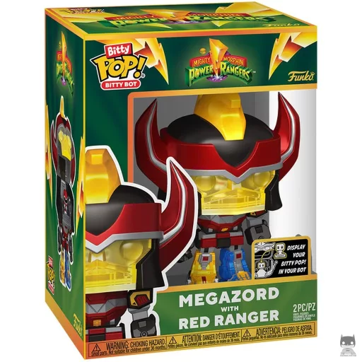 Figura Funko Pop! Megazord con Ranger Rojo (Power Rangers)