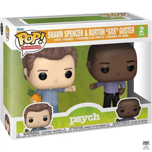 Figura Funko Pop! Shawn Spencer & Burton "Gus" Guster (Psych)