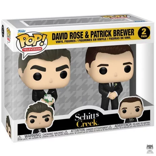 Figura Funko Pop! David Rose & Patrick Brewer (Boda) (Schitt's Creek)