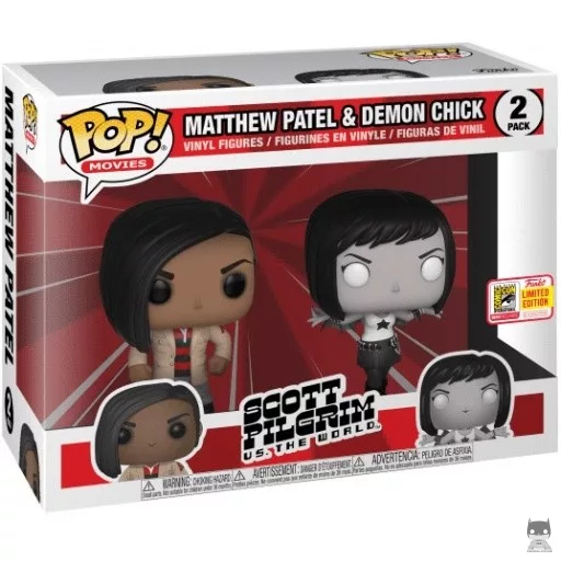 Figura Funko Pop! Matthew Patel & chica demonio (Scott Pilgrim)
