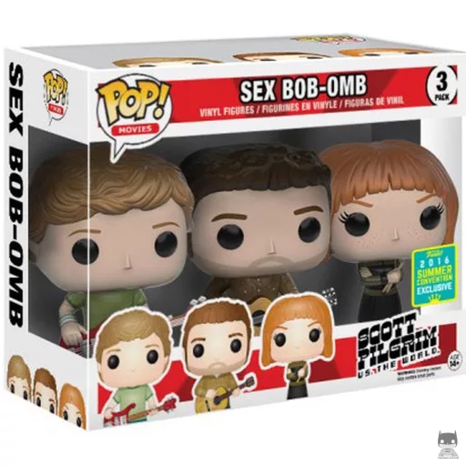 Figura Funko Pop! Sex Bob-Omb : Scott, Stephen & Kim (Scott Pilgrim)
