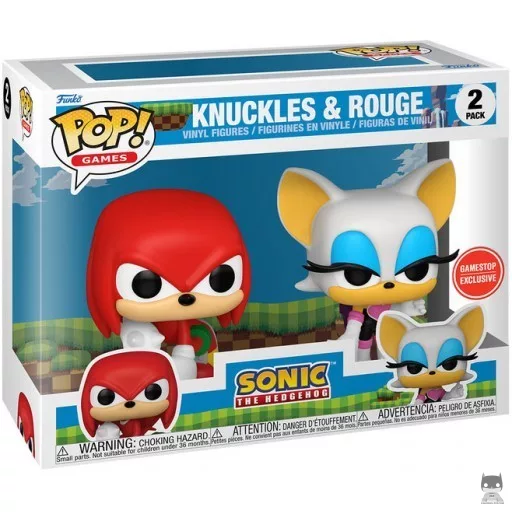 Figura Funko Pop! Knuckles & Rouge (GameStop)