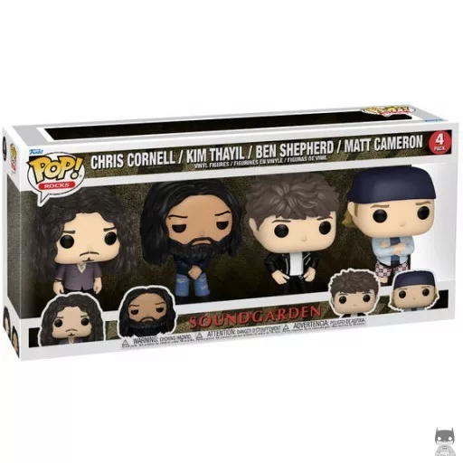Figura Funko Pop! Chris Cornell, Kim Thayil, Ben Shepherd & Matt Cameron (Soundgarden)