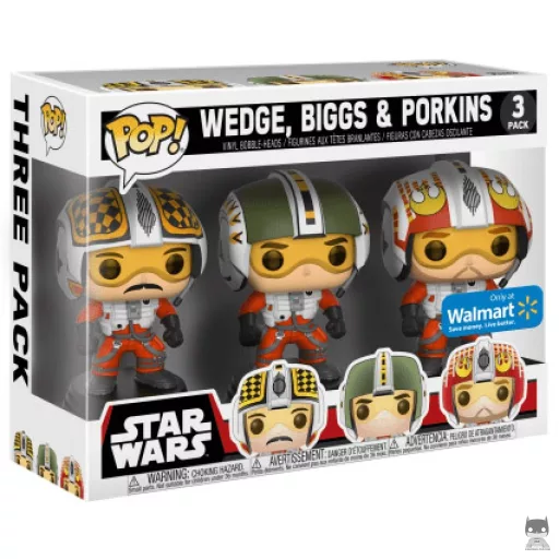 Figura Funko Pop! Wedge, Biggs & Porkins (Walmart)