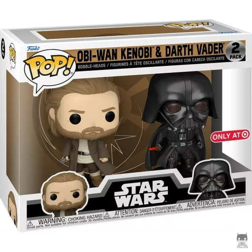 Figura Funko Pop! Obi-Wan Kenobi & Darth Vader (Target)