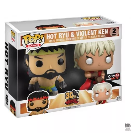 Figura Funko Pop! Hot Ryu & Violent Ken (GameStop)