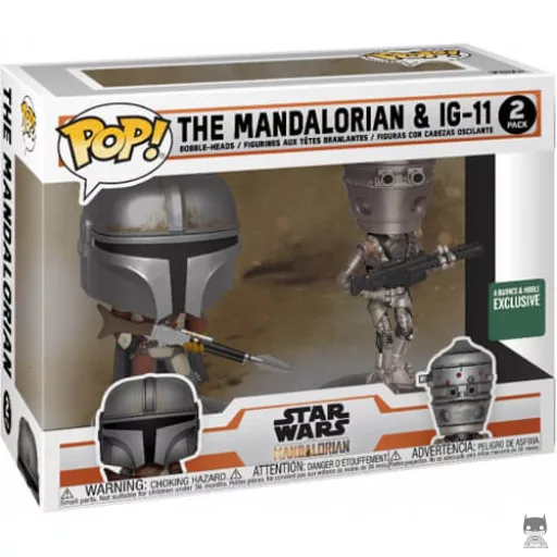 Figura Funko Pop! El Mandaloriano & IG-11 (Pack de 2) (Exclusiva)
