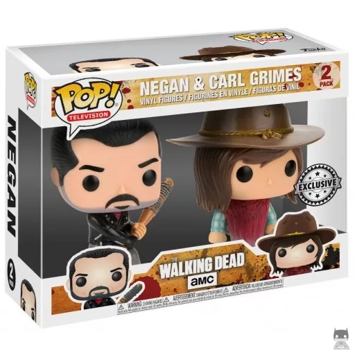 Figura Funko Pop! Negan & Carl Grimes (The Walking Dead)