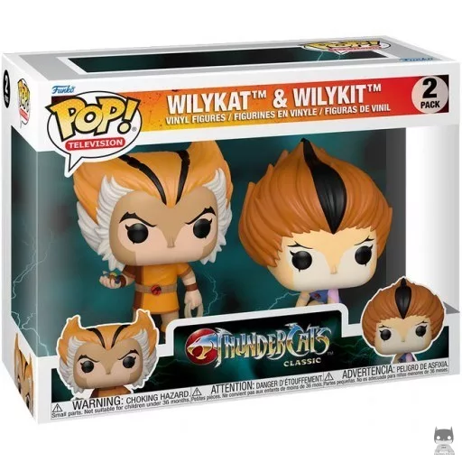 Figura Funko Pop! Wilykat & Wilykit (Thundercats)