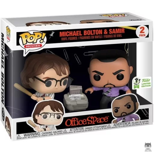 Figura Funko Pop! Michael Bolton & Samir (Trabajo basura)