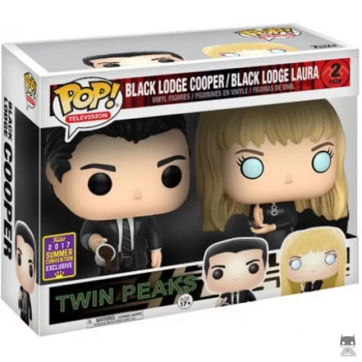 Figura Funko Pop! Cooper de la Logia Negra & Laura de la Logia Negra (Twin Peaks)