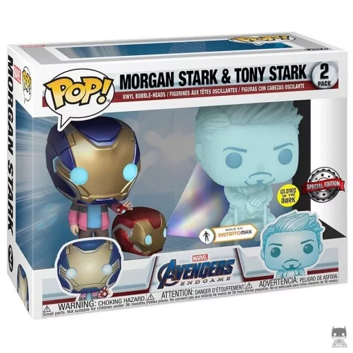 Figura Funko Pop! Morgan Stark & Tony Stark (Vengadores: Endgame)