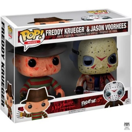 Figura Funko Pop! Freddy Krueger & Jason Voorhees (Viernes 13)