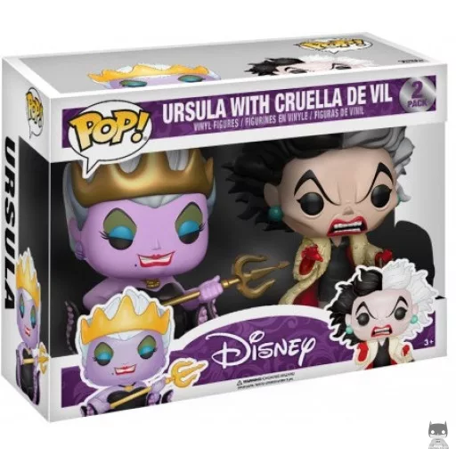 Figura Funko Pop! Úrsula & Cruella de Vil (Hot Topic)