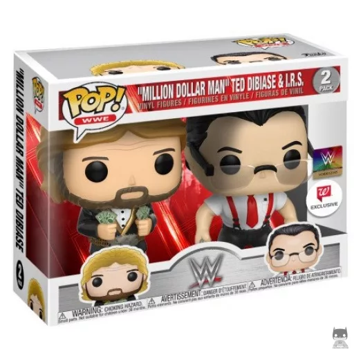 Figura Funko Pop! "Million Dollar Man" Ted DiBiase & I.R.S. (Walgreens)