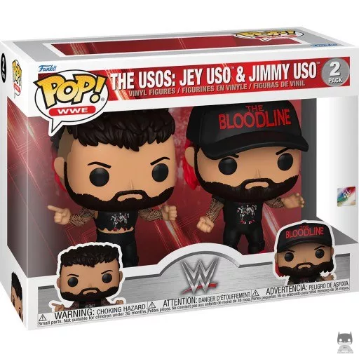 Figura Funko Pop! The Usos: Jey Uso & Jimmy Uso (WWE)