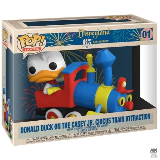 Figura Funko Pop! Pato Donald en la atracción del tren del circo Casey Jr. (Pato Donald)
