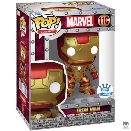 Figura Funko Pop! Iron Man (Clásico) (Bobble head)