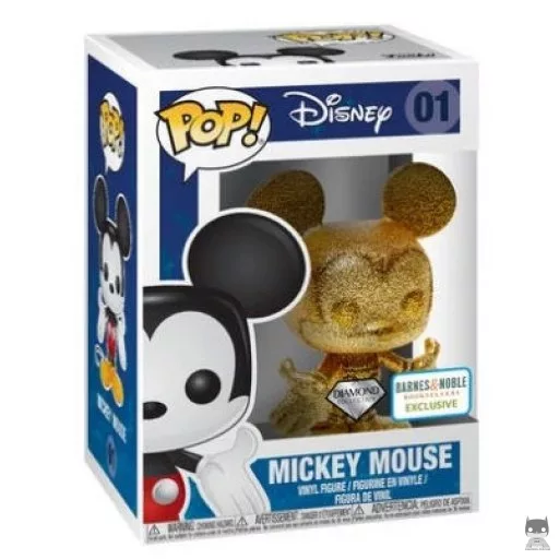Figura Funko Pop! Mickey Mouse (Dorado & Purpurina de diamante) (Mickey Mouse)