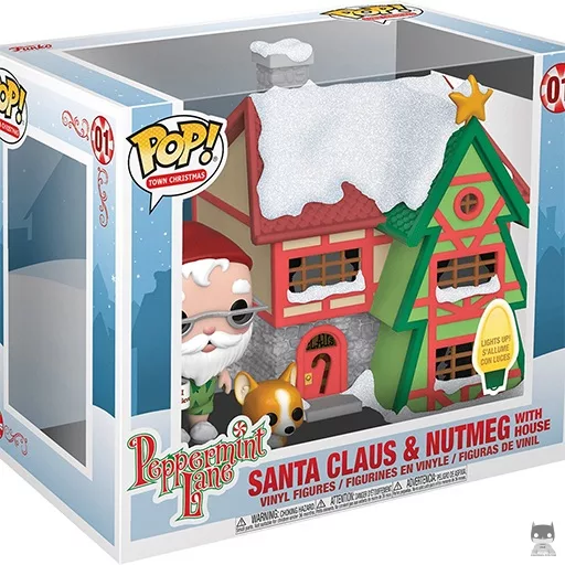 Figura Funko Pop! Papá Noel & Nutmeg delante de la casa (Town)