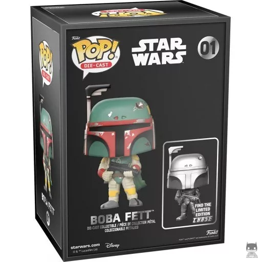 Figura Funko Pop! Boba Fett (Chase & Metalizado) (Star Wars: Episodio V, El imperio contraataca)
