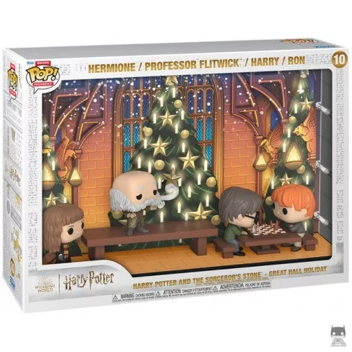 Figura Funko Pop! Harry Potter y la piedra filosofal - Navidad en el Gran Comedor (Deluxe)