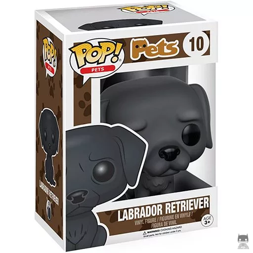 Figura Funko Pop! Labrador retriever (Negro) (Mascotas)