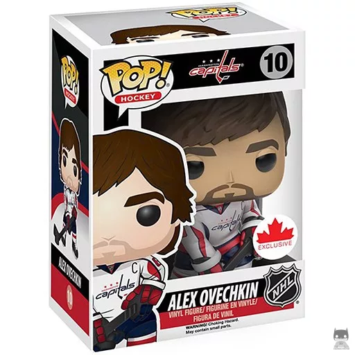 Figura Funko Pop! Alex Ovechkin (Camiseta visitante) (Grosnor Distribution)