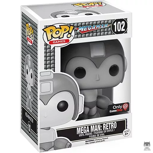 Figura Funko Pop! Mega Man (Retro) (Blanco y negro)