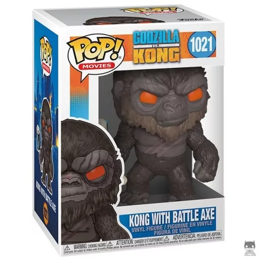 Figura Funko Pop! Kong con hacha de batalla (Godzilla vs. Kong)