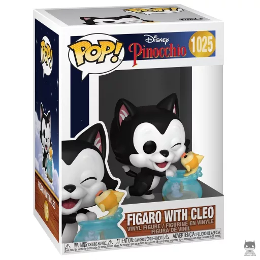 Figura Funko Pop! Fígaro con Cleo (Pinocho)
