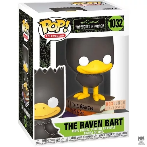 Figura Funko Pop! Bart El cuervo (Los Simpson: La casa-árbol del terror)
