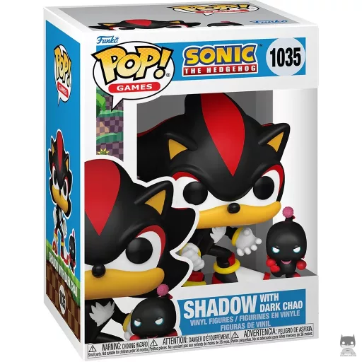 Figura Funko Pop! Shadow con Chao oscuro (Shadow the Hedgehog)