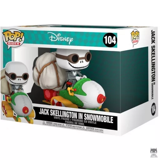 Figura Funko Pop! Jack Skellington en moto de nieve (Jack Skellington)